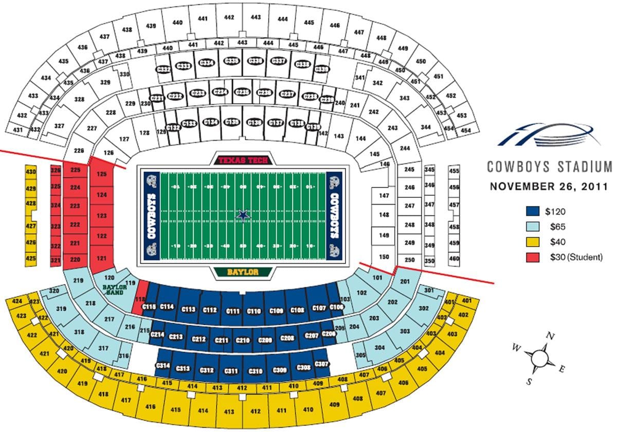 Dallas Cowboys stadium ადგილს რუკა