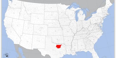 Dallas map of usa