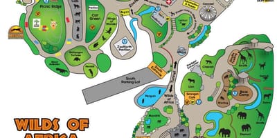 რუკა Dallas zoo