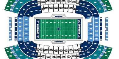 Cowboys stadium რუკა